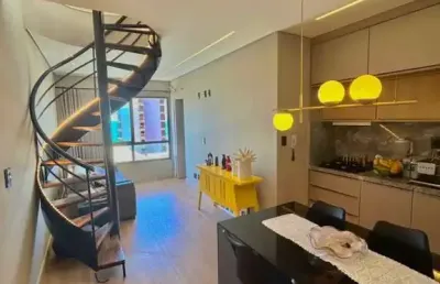 Cobertura duplex para venda em salvador, pituba, 2 dormitórios, 1 suíte, 3 banheiros, 1 vaga