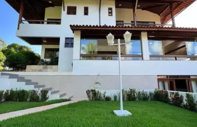 Casa alto padrão para venda em lauro de freitas, portão, 6 dormitórios, 5 suítes, 7 banheiros, 3 vagas