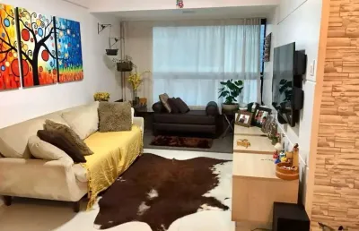 Apartamento mobiliado para venda em salvador, pituba, 2 dormitórios, 1 suíte, 3 banheiros, 1 vaga