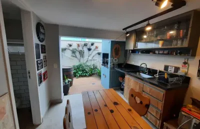 Sobrado à venda em mirandópolis 164m², 2 dormitórios, 2 vagas, espaço gourmet