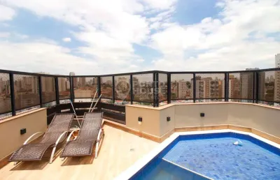 Cobertura com piscina à venda na saúde 229m, 3 suítes, 3 vagas