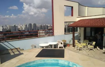 Cobertura duplex com 205m² bairro ipiranga, piscina e churrasqueira privativas
