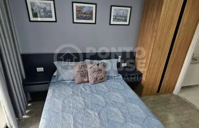 Studio à venda no campo belo, mobiliado, seminovo, 24,79 m² privativos