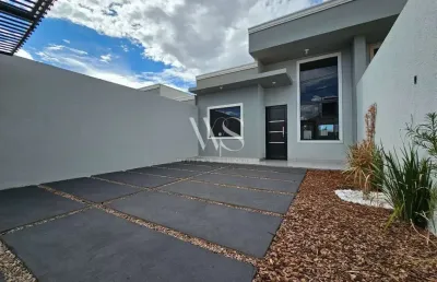 Casa com 2 quartos à venda na rua eugênio kluska, 1303, morumbi, cascavel por r$ 360.000