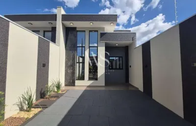 Casa com 3 quartos à venda na tupis, 1503, esmeralda, cascavel por r$ 430.000