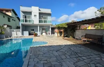 Casa em condomínio para venda em bertioga, morada da praia, 5 dormitórios, 3 suítes, 3 banheiros, 4 vagas