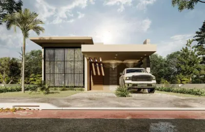 Casa térrea em construção com 171m² | reservas do lago.