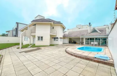 Casa-sobrado, mobiliado, 4 dormitórios, 1 escritório, com piscina. bairro marechal rondon-canoas