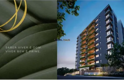 Domus – apartamentos com 3 suítes, 122 m² de área privativa e 2 a 3 vagas de garagem.