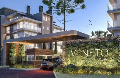 Residencial vêneto – gramado | apartamento de 2 suítes com vista para jardim.