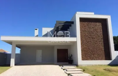 Casa em condomínio fechado com 4 quartos à venda na rodovia aparício ramos cordeiro, 110, campeche, florianópolis por r$ 2.900.000