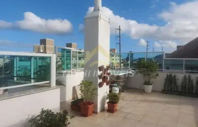 Cobertura para venda em florianópolis, ingleses do rio vermelho, 2 dormitórios, 1 suíte, 2 banheiros, 2 vagas