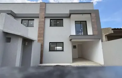 Casa com 3 quartos à venda na avenida dos pássaros, 1678, jardim cláudia, pinhais por r$ 650.000