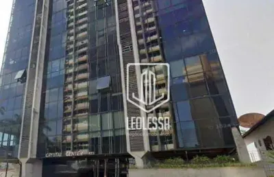 Sala comercial crystal center - 98m² 2 vagas de garagem