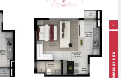 Ágio  liv urban marista apartamento com 1 quarto(s) e 1 banheiro(s) à venda, 38.11 por r$ 481.980 no setor setor marista vn18410