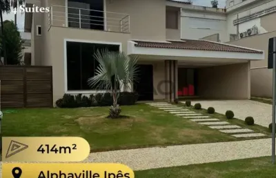 Sobrado residencial ipês casa em condomínio com 4 quarto(s) e 5 banheiro(s) à venda, 414 por r$ 4.500.000 no setor residencial alphaville flamboyant vn20369