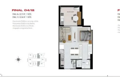 Ágio city haut compact life studio com 1 quarto(s) e 1 banheiro(s) à venda, 53 por r$ 647.464,5 no setor setor bueno fl23300