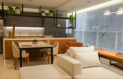 Ágio apartamento dois quartos flat com 2 quarto(s) e 1 banheiro(s) à venda, 64.2 por r$ 754.000 no setor alphaville araguaia ta25220