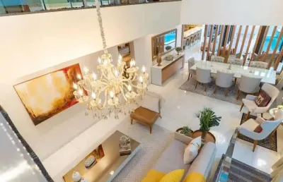 Sobrado jardins madri sobrado com 5 quarto(s) e 7 banheiro(s) à venda, 351 por r$ 3.390.000 no setor jardins madri au25420