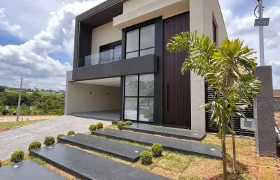 Lindo sobrado no jardins barcelona casa em condomínio com 4 quarto(s) e 5 banheiro(s) à venda, 232.55 por r$ 1.600.000 no setor jardins barcelona  ax25431