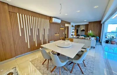Apartamento de 3 suites  mais home com 215m2 no setor bueno apartamento com 3 quarto(s) e 5 banheiro(s) à venda, 214 por r$ 2.600.000 no setor setor bueno sl26261