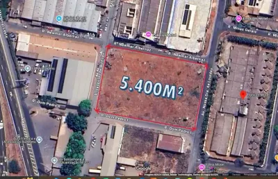 Quadra 5.400m² - vila santa - aparecida de goiânia lote à venda, 5408 por r$ 6.750.000 no setor vila santa ad26575