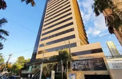 Sala comercial mobiliada de 44 m² no qs two hands - jardim goiás ad27059