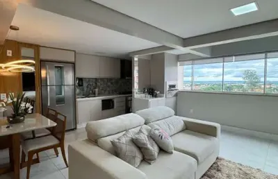 Flat duplex mobiliado - residencial live tower lozandes apartamento duplex com 2 quarto(s) e 3 banheiro(s) à venda, 76 por r$ 790.000 no setor park lozandes fl27629