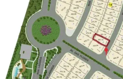 Ágio lote jardins capri lote à venda, 261.14 por r$ 295.567,26 no setor jardins capri ax27296