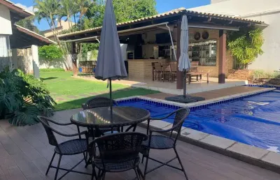 Sobrado 4 suítes portal do sol 1 casa em condomínio com 4 quarto(s) e 6 banheiro(s) à venda, 443.35 por r$ 2.950.000 no setor loteamento portal do sol i ax28145