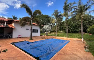 Chácara em condomínio 4000m² estância das aroeiras trindade - go casa em condomínio com 4 quarto(s) e 4 banheiro(s) à venda, 380 por r$ 1.300.000 no setor estâncias aroeira au28320