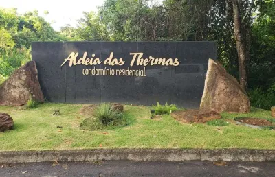 Lote condomínio fechado aldeia das thermas  lote à venda, 587.13 por r$ 380.000 no setor residencial aldeia das thermas ad28865