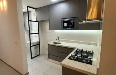 Apartamento todo planejado vida milão apartamento com 1 quarto(s) e 2 banheiro(s) à venda, 50 por r$ 379.000 no setor vila luciana ad28978