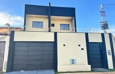 Sobrado 3 quartos + office , no jardim maria inês a 5 minutos do burití shopping casa de rua com 4 quarto(s) e 2 banheiro(s) à venda, 124 por r$ 630.000 no setor jardim maria inês in28871