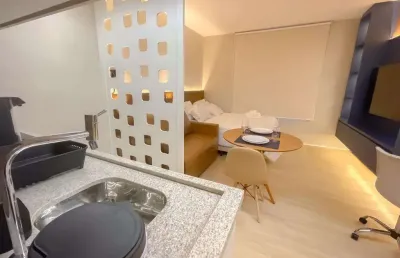 Studio 1 quarto- blend marista  flat com 1 quarto(s) e 1 banheiro(s) à venda, 28 por r$ 380.000 no setor setor marista au29085