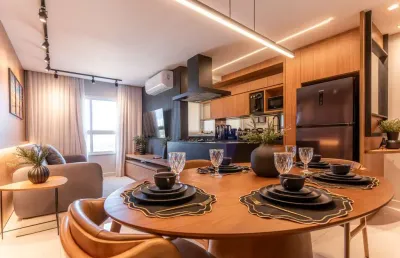 Duo sky garden alugado no airbnb  apartamento com 3 quarto(s) e 2 banheiro(s) à venda, 73 por r$ 840.000 no setor parque amazônia in29331