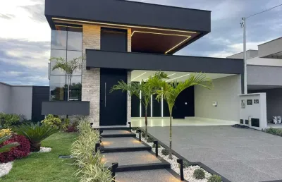 Casa em condomínio fechado 3 suítes casa em condomínio com 3 quarto(s) e 4 banheiro(s) à venda, 158 por r$ 1.430.000 no setor residencial araguaia fl29467