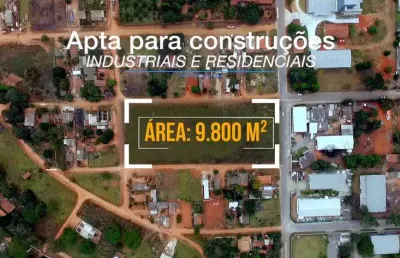 Grande área em aparecida de goiânia  área / terreno à venda, 9800 por r$ 3.920.000 no setor jardim eldorado ad30803