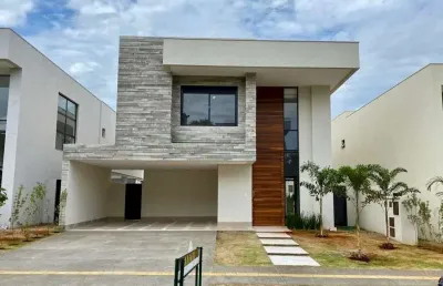 Sobrado 4 suítes 300m2 de área construída jardins valência goiânia go casa em condomínio com 4 quarto(s) e 5 banheiro(s) à venda, 300 por r$ 3.150.000 no setor jardins valência ad30964