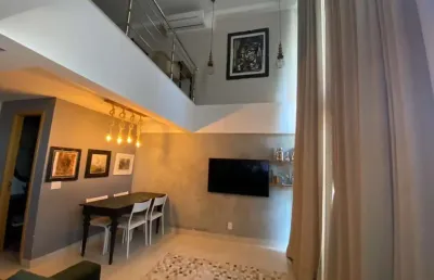 Flat live tower lozandes flat com 1 quarto(s) e 2 banheiro(s) à venda, 58 por r$ 550.000 no setor park lozandes au31206