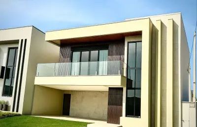 Sobrado de alto padrão no condomínio fechado jardins capri (fgr) casa em condomínio com 4 quarto(s) e 5 banheiro(s) à venda, 248 por r$ 1.850.000 no setor residencial marília au31262