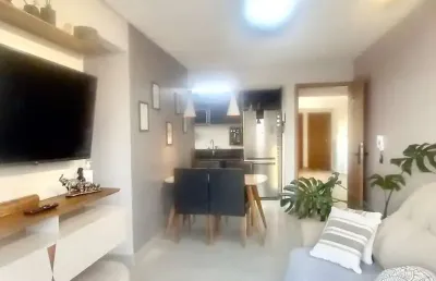 Apartamento 02 quartos sendo 01 suíte, chácara são pedro em aparecida de goiânia apartamento com 2 quarto(s) e 2 banheiro(s) à venda, 53 por r$ 250.000 no setor chácaras são pedro au31602