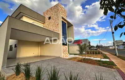Vendo sobrado de 4 suítes no parqville jacarandá casa em condomínio com 4 quarto(s) e 5 banheiro(s) à venda, 253 por r$ 1.850.000 no setor jardim cristal ax22789