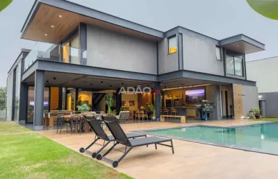 Casa alphaville goias casa em condomínio com 5 quarto(s) e 9 banheiro(s) à venda, 598 por r$ 12.500.000 no setor residencial alphaville flamboyant	 st30250