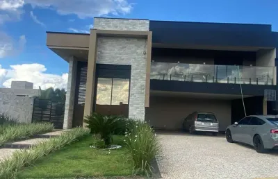 Sobrado alto padrão portal do sol green casa em condomínio com 4 quarto(s) e 6 banheiro(s) à venda, 250 por r$ 3.200.000 no setor residencial goiânia golfe clube ax28672