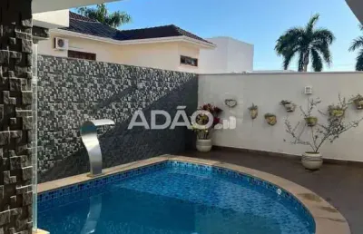 Sobrado condomínio fechado jardins madri  casa em condomínio com 5 quarto(s) e 7 banheiro(s) à venda, 331 por r$ 2.300.000 no setor jardins madri ax29235