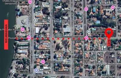 Lote 500m² em aruanã, próximo ao rio araguaia. lote à venda, 500 por r$ 120.000 no setor loteamento karajas in31846
