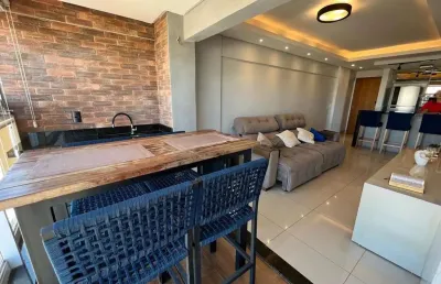 Apartamento 2 q, 1 s - mobiliado e decorado | varanda gourmet com vista livre r$ 600.000,00 apartamento com 2 quarto(s) e 2 banheiro(s) à venda, 66 por r$ 600.000 no setor setor sudoeste fl31866