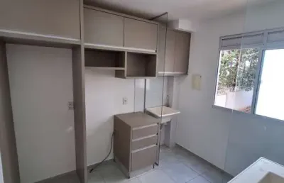 Apartamento 2 quartos com armários na região do jardim bela vista, gran cielo apartamento com 2 quarto(s) e 1 banheiro(s) à venda, 42 por r$ 225.000 no setor chácaras bela vista fl32032