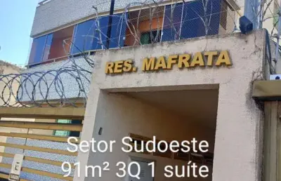 Setor sudoeste - res. mafrata apartamento com 3 quarto(s) e 2 banheiro(s) à venda, 91 por r$ 430.000 no setor setor sudoeste st31524